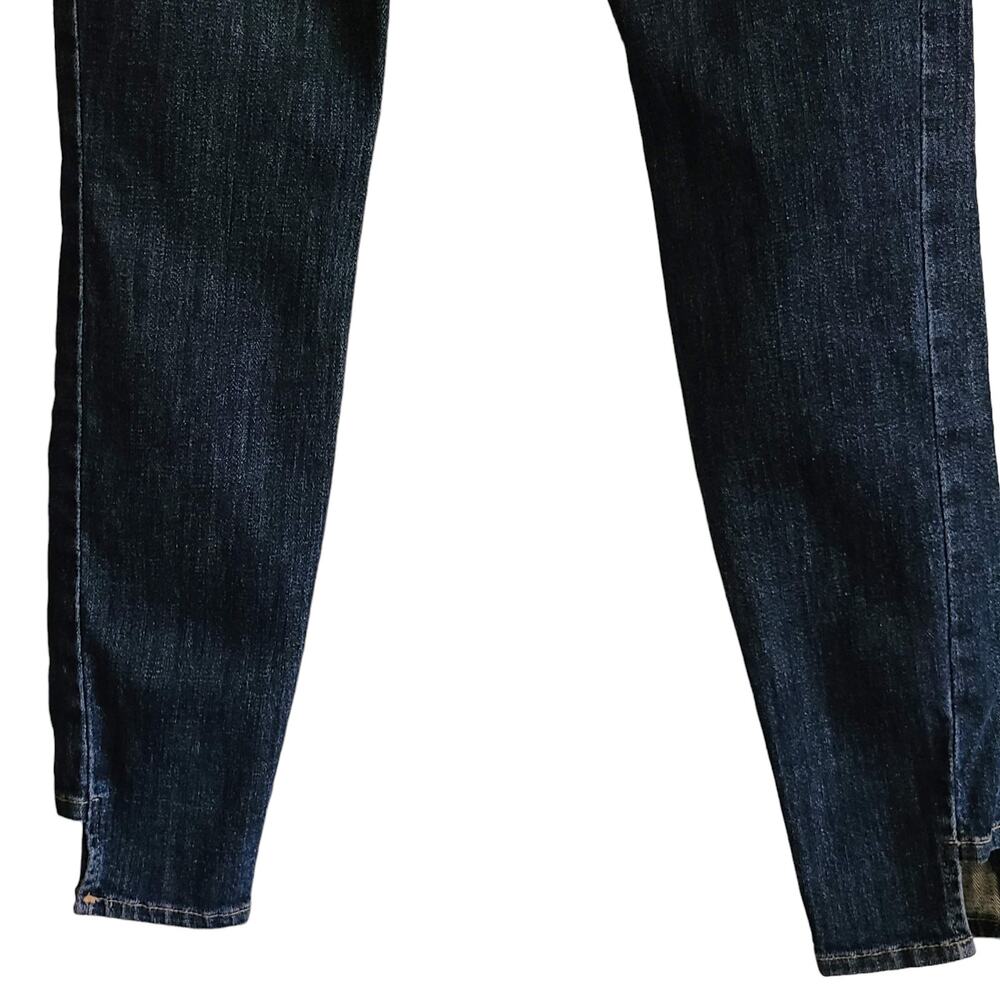 FRAME Le High Skinny Side Step Ankle Crop Jeans LHSKSS133 Harway Women's 24 - Picture 8 of 12